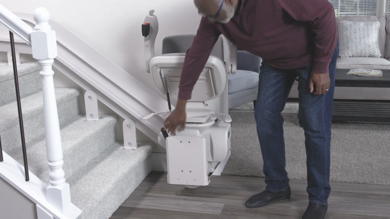 Bruno Elite curved stair lift