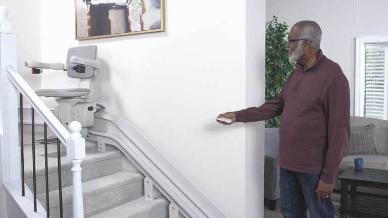 Bruno Elite curved stair lift