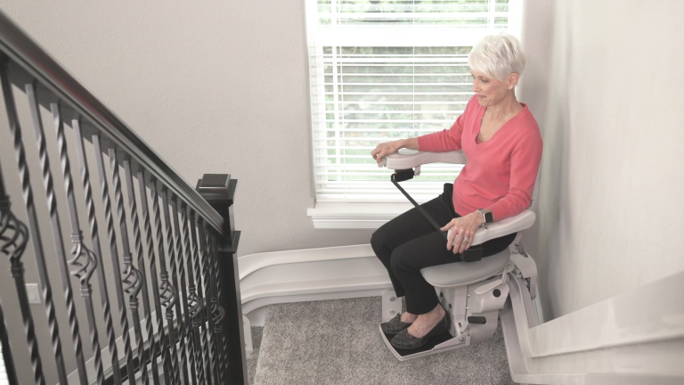 Bruno Elite curved stair lift