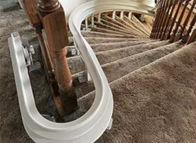 Bruno Elite curved stair lift